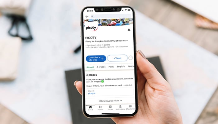 Picoty : Activité sur les réseaux sociaux